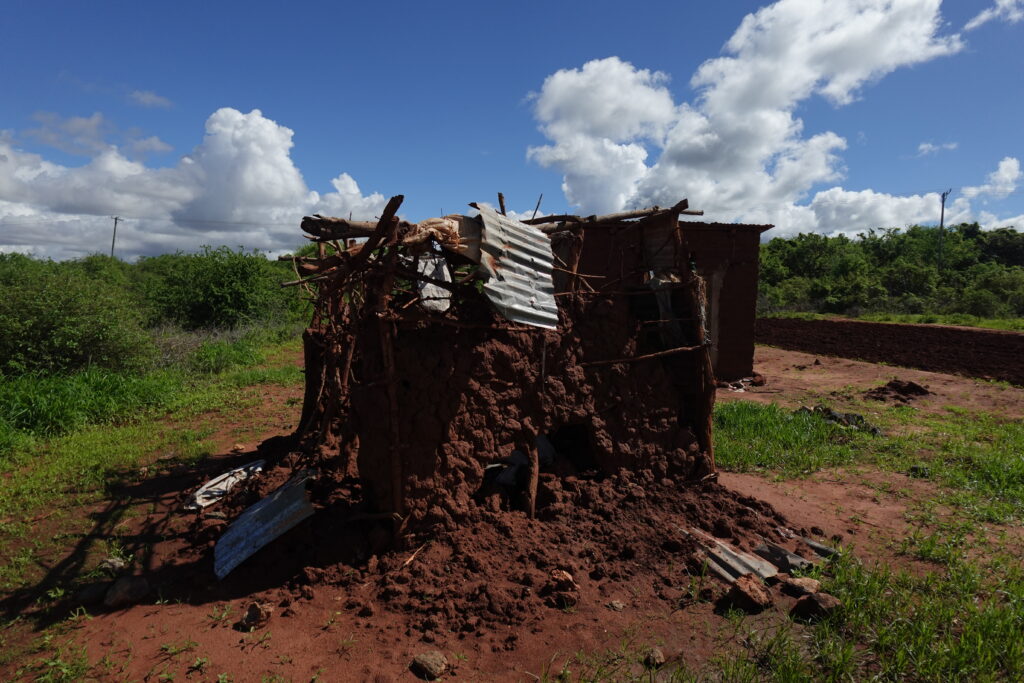 "before" image of broken down house