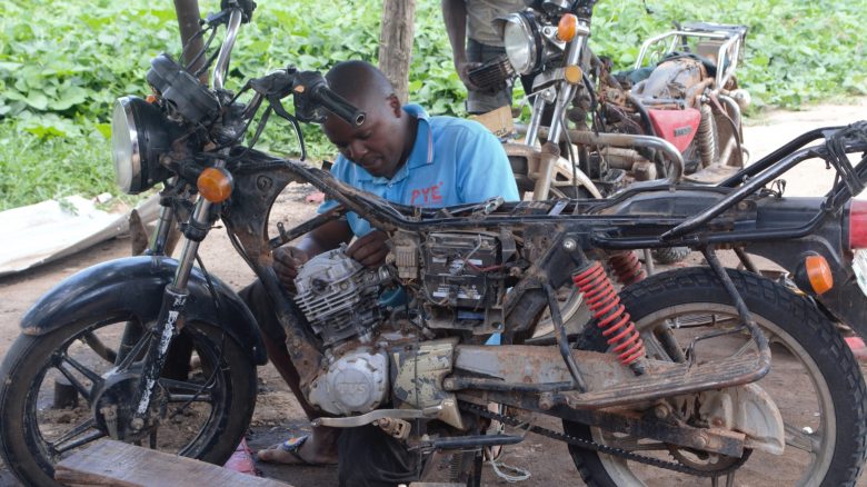 Photo # 29; Ayoub provides a motorcycle service in Mkoyo Village